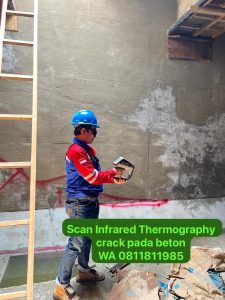 scan infrared kebocoran beton