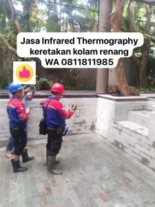 infrared thermography kebocoran kolam