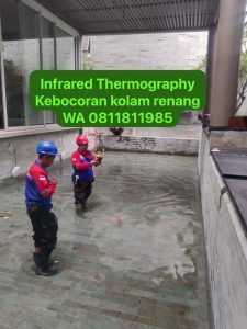 infrared thermography kebocoran kolam renang