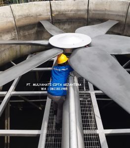 balancing rotor fan cooling tower