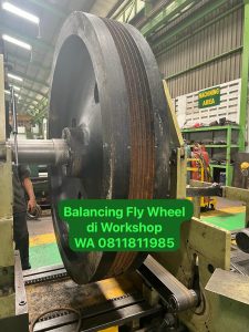 jasa balancing horizontal flywheel