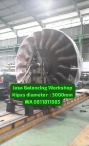jasa balancing workshop id fan impeller